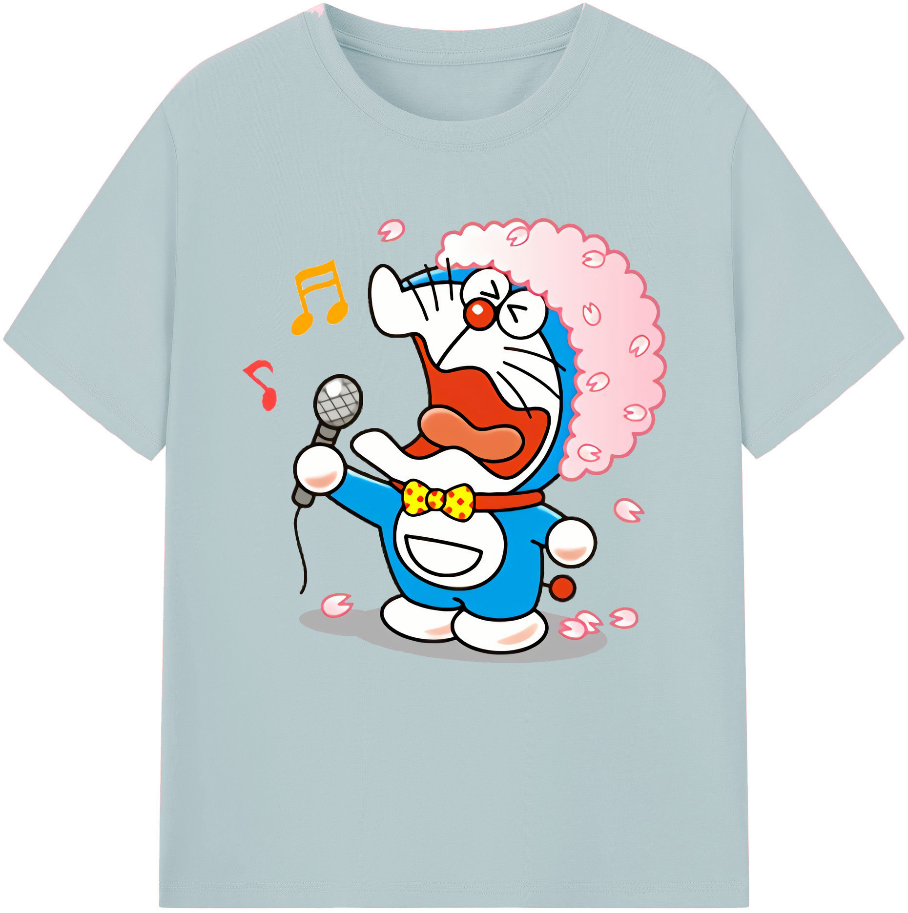 （画像用） ドラえもん Doraemon 綿100％半袖Tシャツ（フロントプリント）